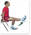 Sitting-Unsupported Knee Bends
